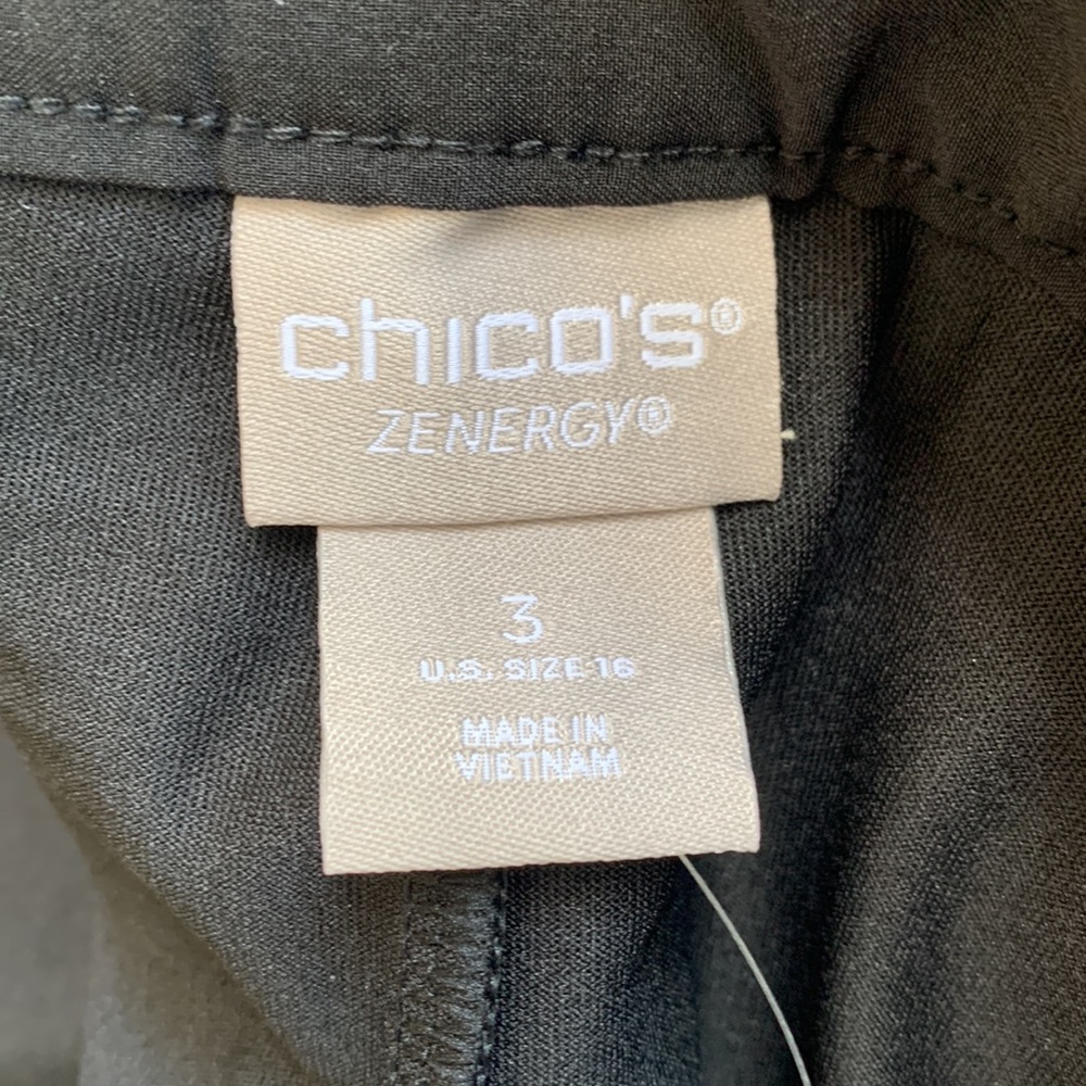 CHICO’S (Size 3) Black Skort - Picture 4 of 5